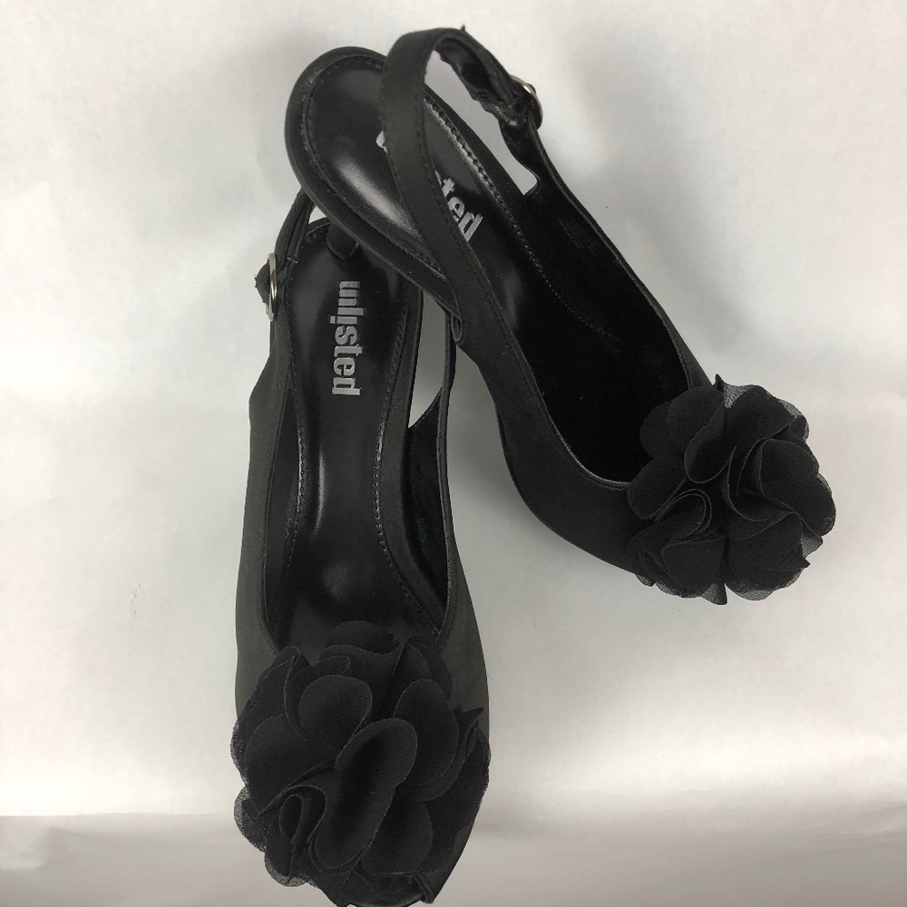 unlisted peep-toe evening heels 8M